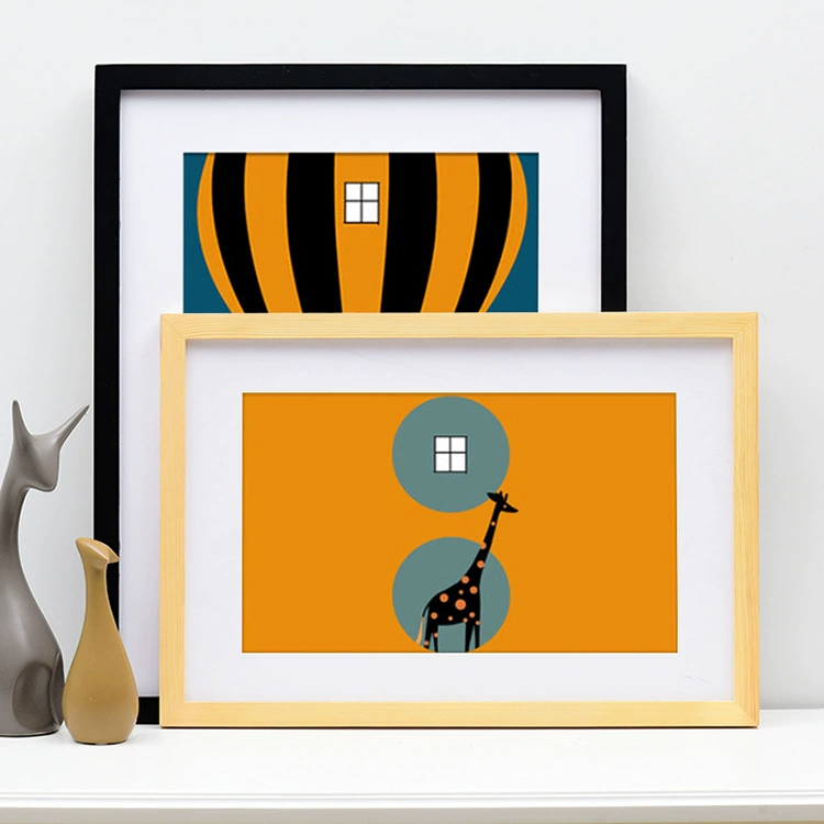 Фоторамка из цельного дерева 4k8k настенная фоторамка из цельного дерева A3A4 настольная студийная рамка для пазлов производитель оптовая продажа с напечатанным логотипом