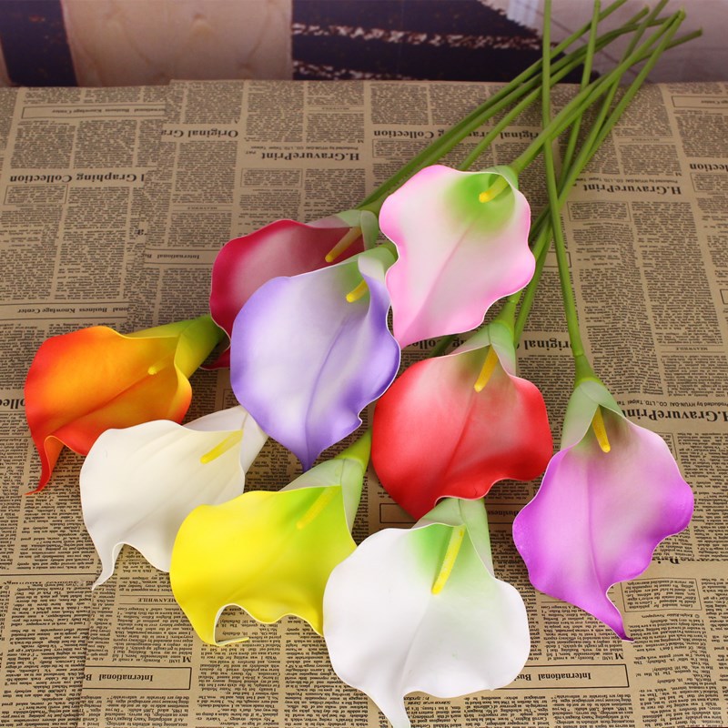 High-realistic touch PU Lily of the Valley wholesale, wedding hand bouquet of artificial flowers, home decoration Lily of the Valley flower