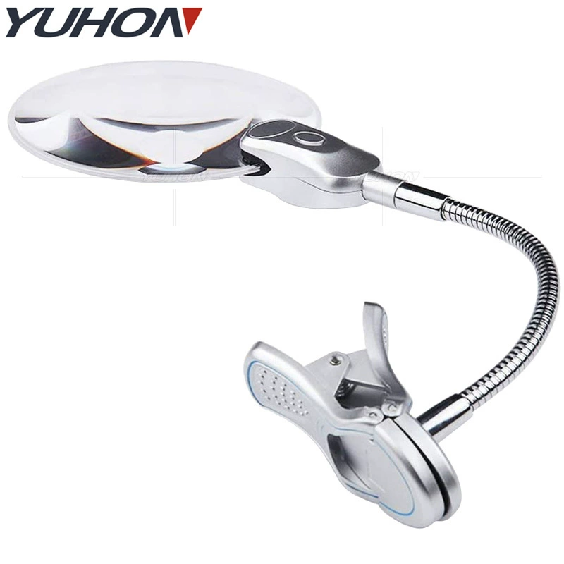 2 раза 6 раз Промышленный Ремонт клип металлический произвольный изгиб шланга настольная лампа светодиодное зеркало увеличительное стекло