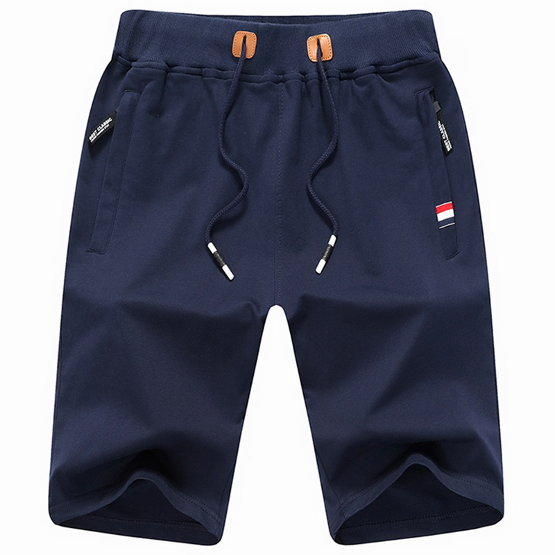 Summer Large Size Shorts Men's Sports Cotton Beach Pants Knitted Casual Thin Men's Pants Cross-Border Amazon