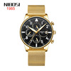 Fashionable waterproof universal quartz men's watch, wholesale