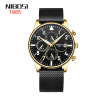 Fashionable waterproof universal quartz men's watch, wholesale