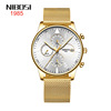 Fashionable waterproof universal quartz men's watch, wholesale