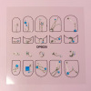 Fresh three dimensional nail stickers for nails, cute fake nails, sticker, new collection