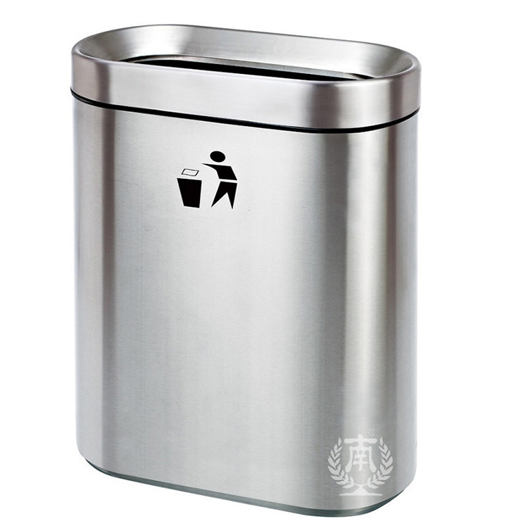 Southern Flat Direct-Injection Trash Cans for Shopping Malls, Subway Stations, Banks, Categorized Fruit Peel Bins, Elevator Entrance Recycling Trash Cans
