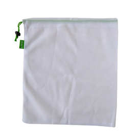 REPT弯纹网布束口袋超市空白环保抽绳袋亚马逊水果蔬菜收纳包订购