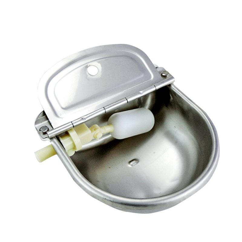 Bebedero de Acero Inoxidable para Ganado, Bebedero Automático Tipo Flotador para Ganado, Bebedero para Ganado, Caballos y Ovejas, Equipo de Bebida para Ganado