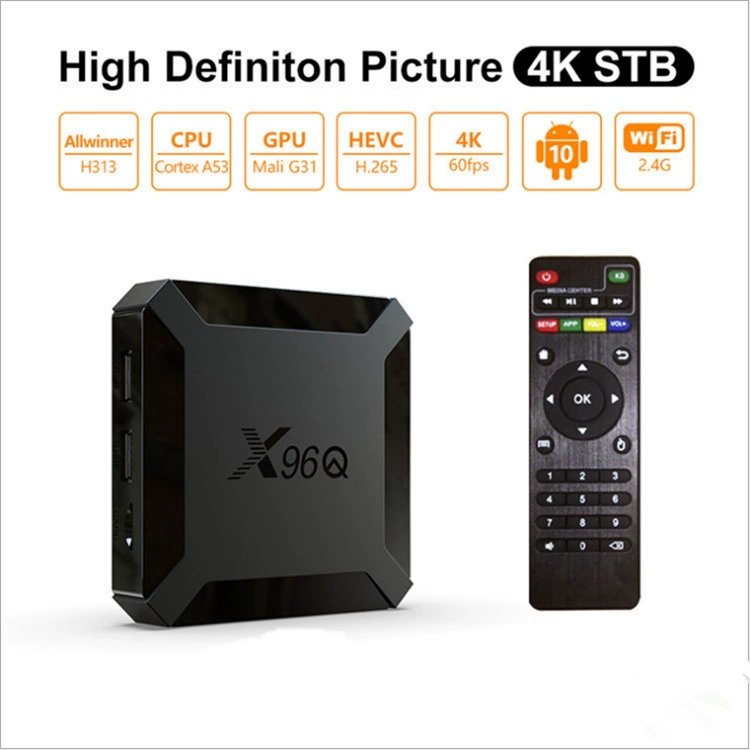 X96q набор - ТВ-приставка Quanzhi H313 HD смарт-плеер Android 10 1GB/8GB TVBOX