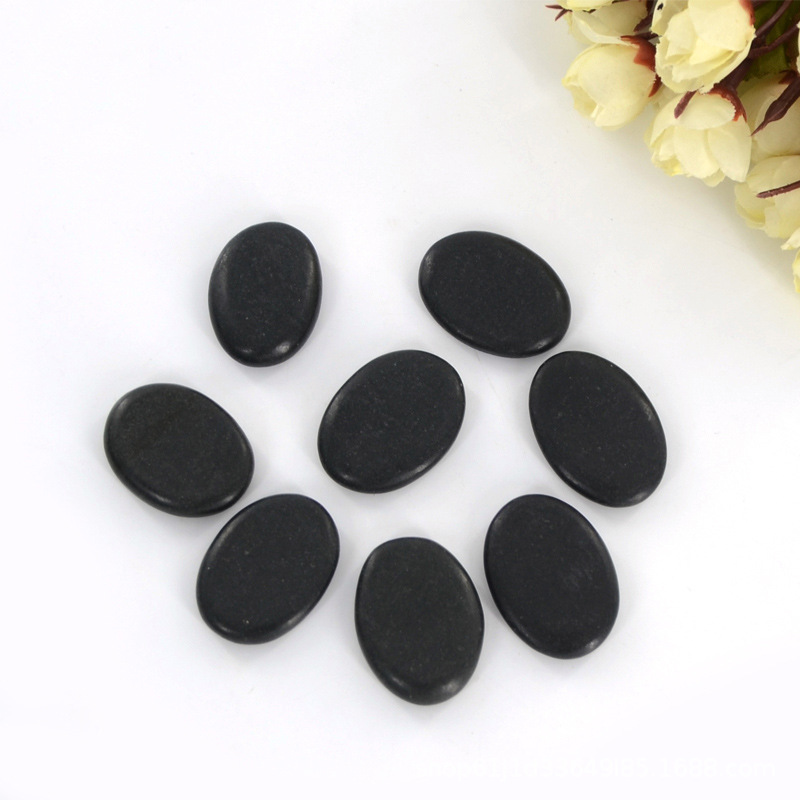 Piedras calientes volcánicas para masaje SPA, terapia de calor, espalda, aceites esenciales
