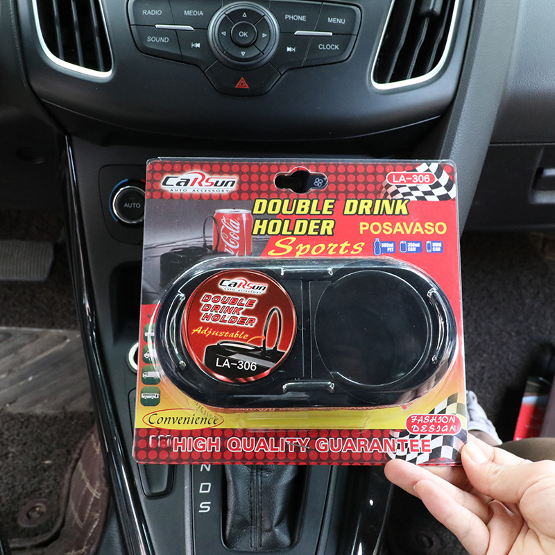 Multi-funcional coche taza de agua titular de bebida fija para coche un minuto dos caja de almacenamiento coche taza de té titular de la bebida