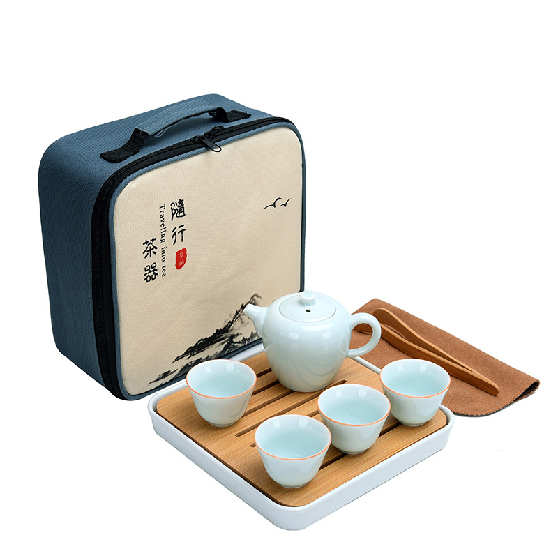 Tea set for traveling