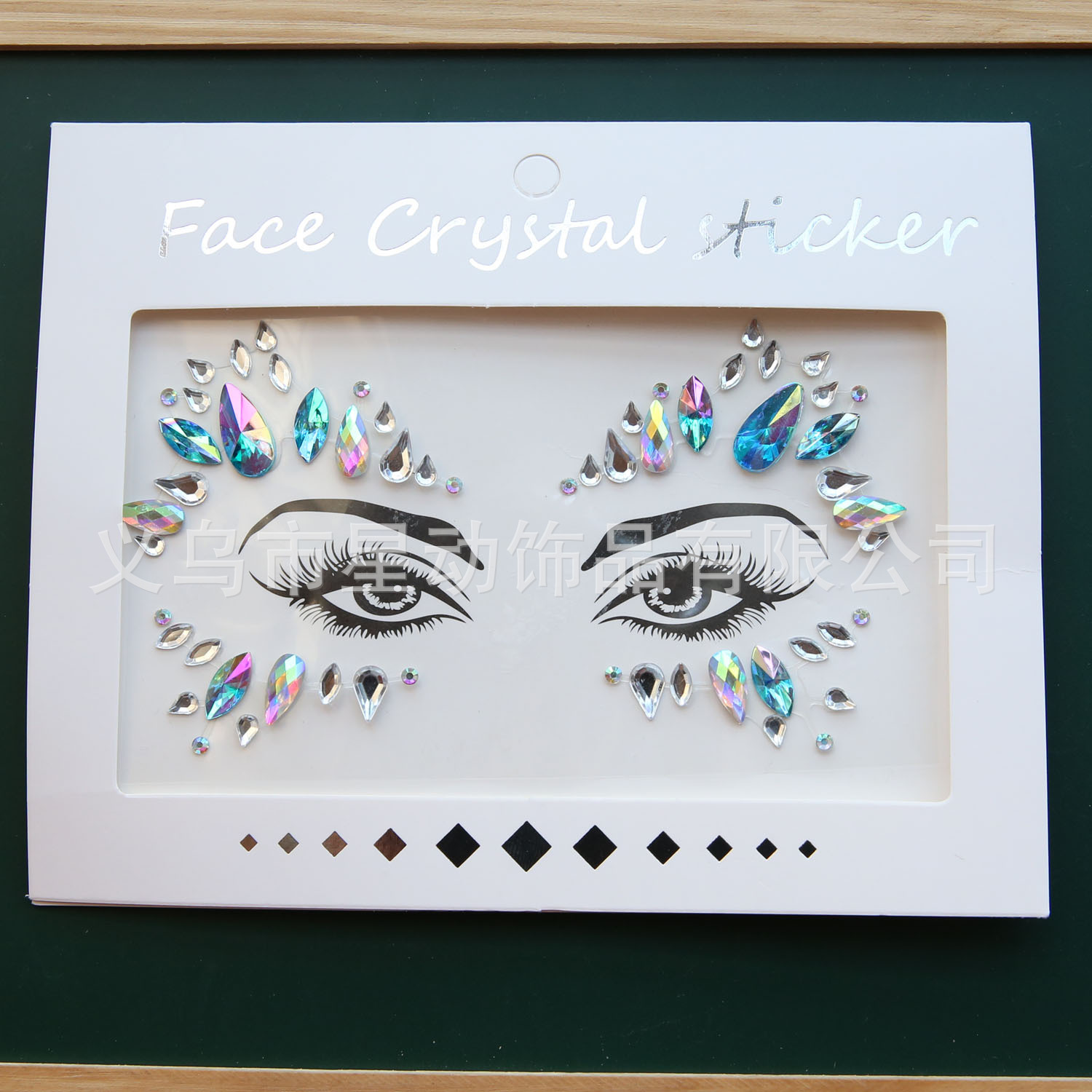 Crystals face sticker ˮü걦ʯ곧