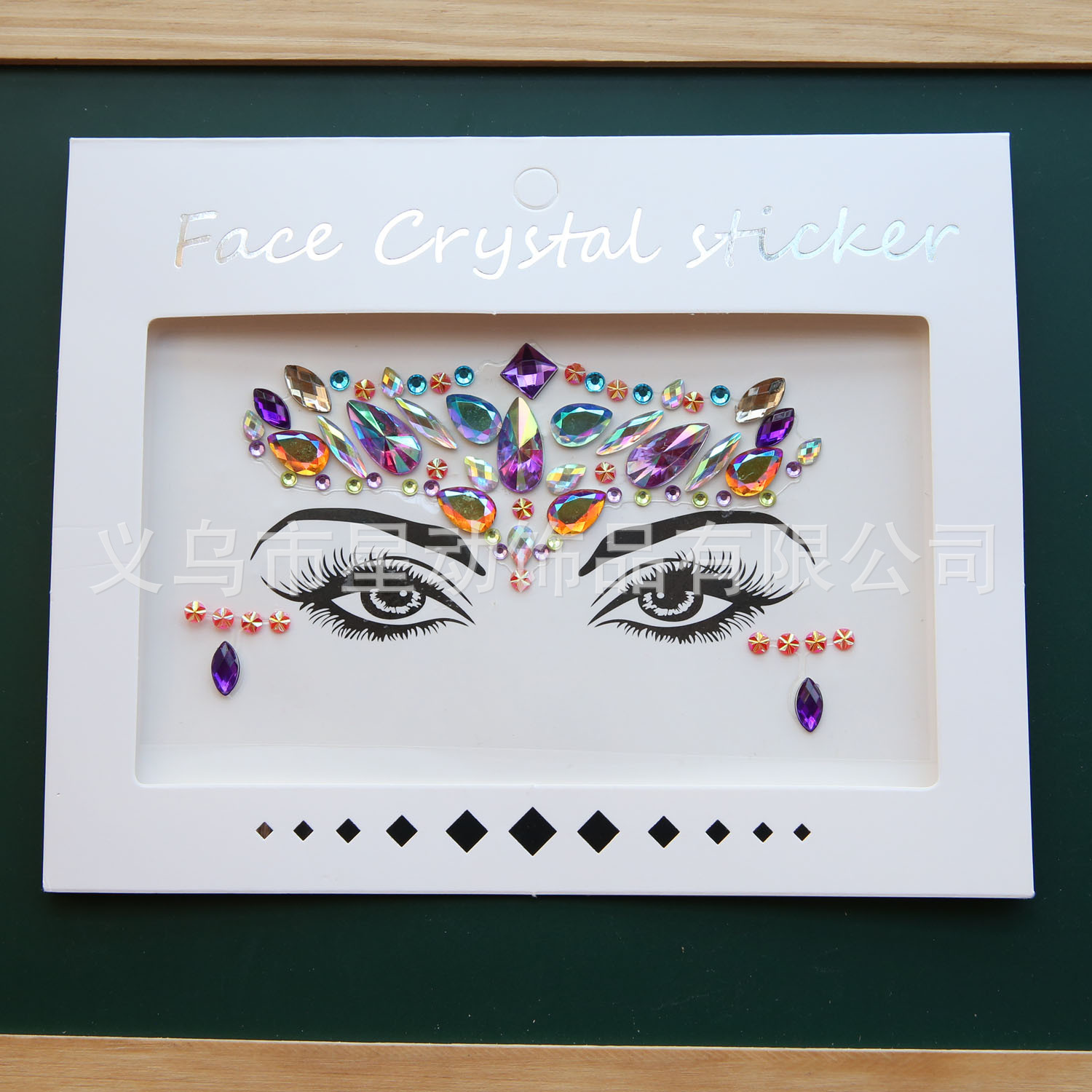 Crystals face sticker ˮü걦ʯ곧