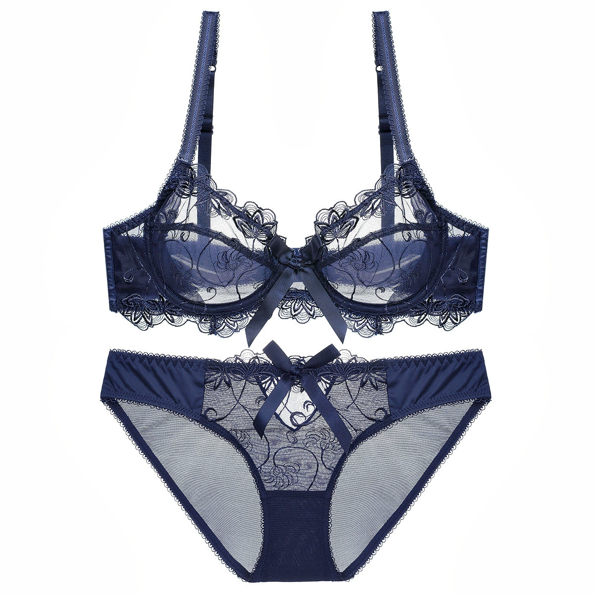 ultrathin lace sexy transparent bra, underwear, set, direct factory sales, European style
