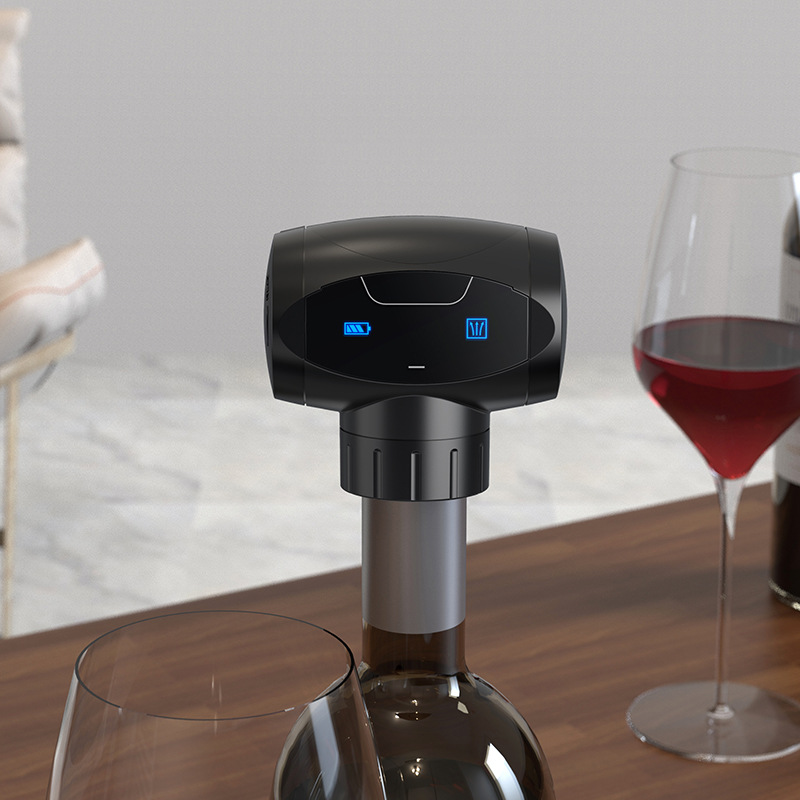 Transfronterizo nuevo tapón de vino eléctrico de vacío inteligente vino fresco automático electrónico tapón de vino eléctrico en stock