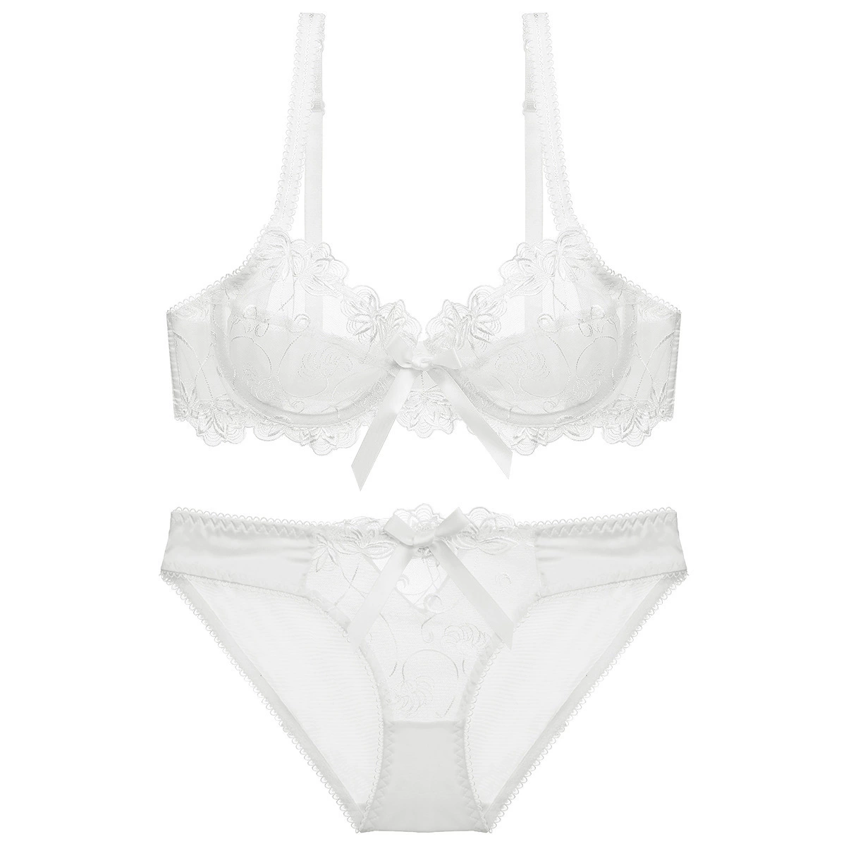 ultrathin lace sexy transparent bra, underwear, set, direct factory sales, European style