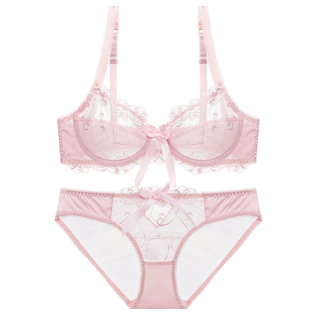 ultrathin lace sexy transparent bra, underwear, set, direct factory sales, European style