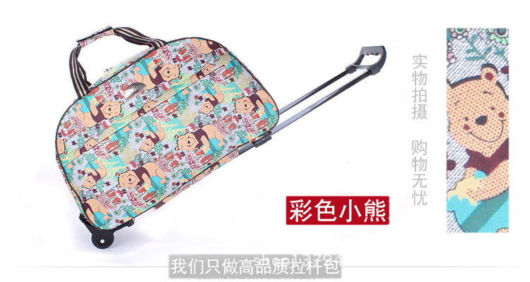 Bolsa de carro ligera de estilo coreano/caja de la carretilla bolso impermeable bolsa de equipaje de gran capacidad bolsa de equipaje para hombres y mujeres