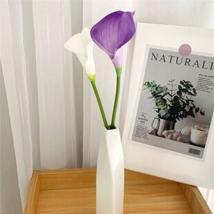 Realistic polyurethane design calla lilies for living room for home use for bride