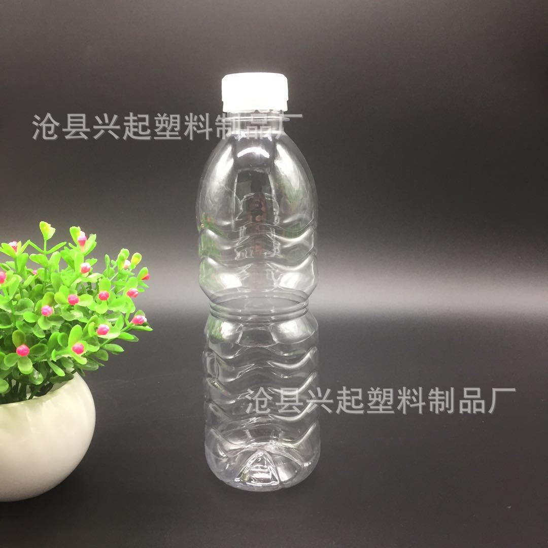 现货500ml塑料瓶矿泉水瓶pet纯净水塑料瓶500ml饮料果汁瓶子