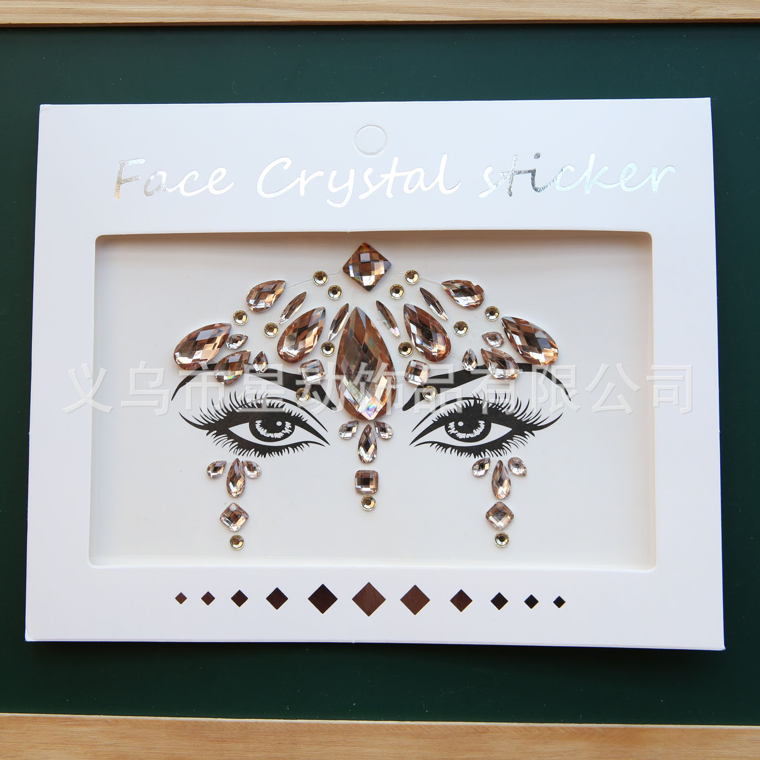 Crystals face sticker ˮü걦ʯ곧