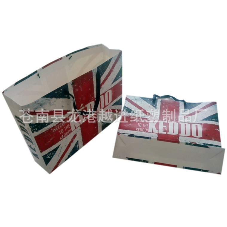 包装袋厂家彩印覆膜白卡手提袋服装袋礼品收纳伴手礼时尚定制