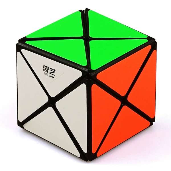 X Rubik's Cube Black background