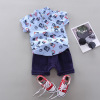 Summer clothing, cartoon cute set, children's summer shirt, 0-1-3 years, children's clothing