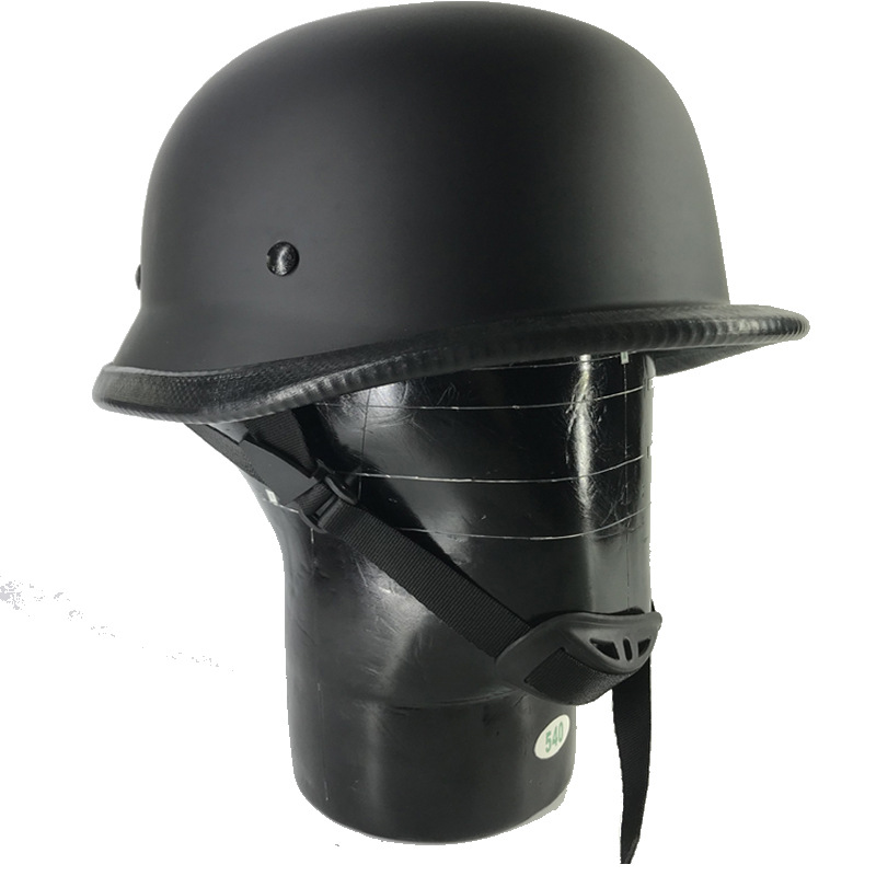 [Personalizada] Casco de personalidad de crucero retro transfronterizo protector solar casco de acero alemán medio casco de la Segunda Guerra Mundial casco de locomotora adulto