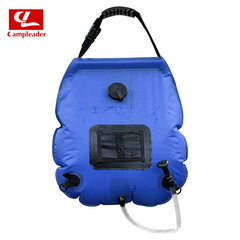 Outdoor 20L Camping Shower Bag Folding Beach Shower Bag Driving Water Storage Bag Portable Solar Shower Water Bag