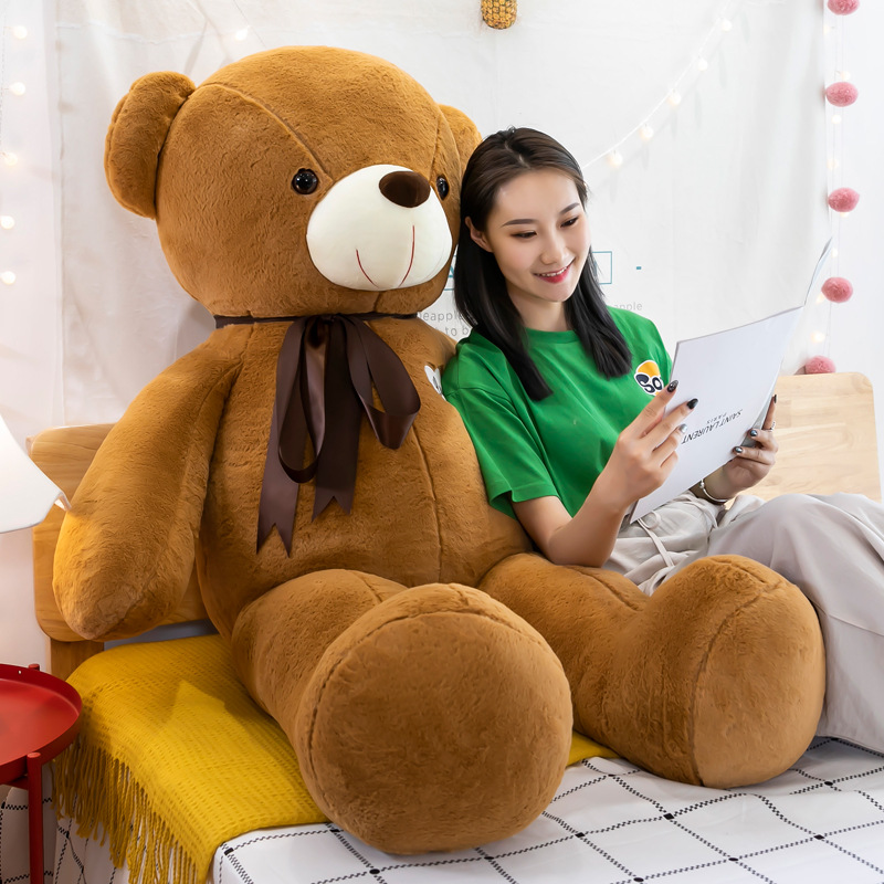 Juguete de peluche Ragdoll muñeca Regalo de Cumpleaños de los niños oso de peluche regalo al por mayor Gran pajarita abrazo Panda