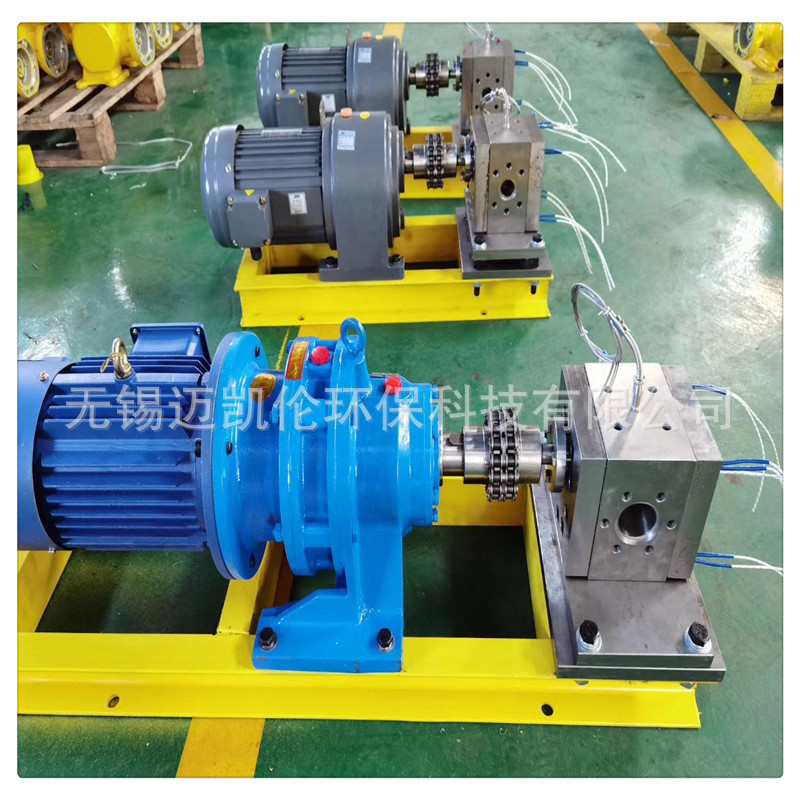 口罩计量齿轮泵 熔喷布计量泵 热熔胶熔体泵挤出机专用计量泵