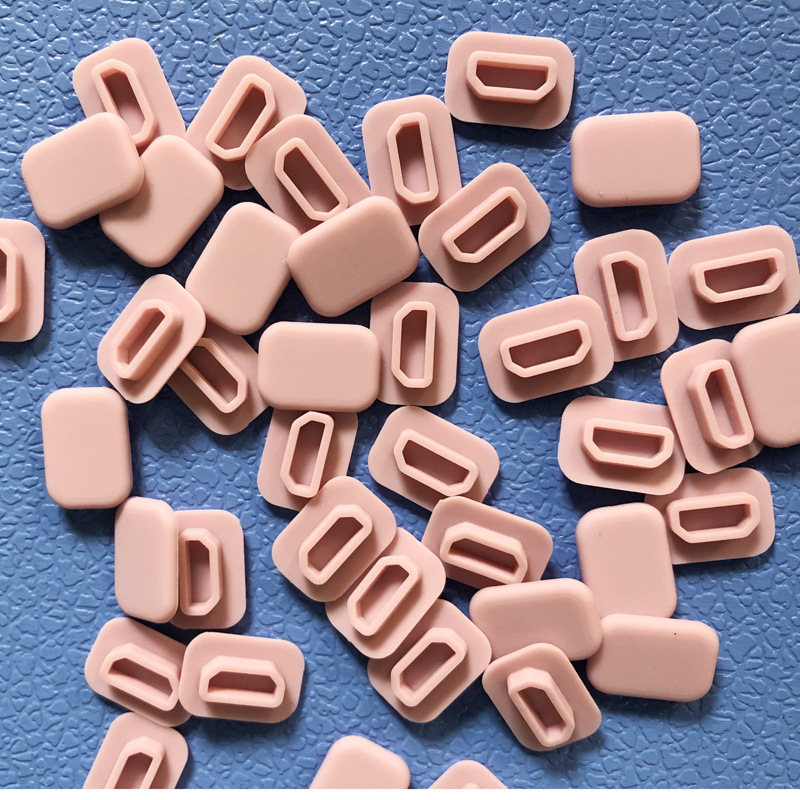 MINI USB插口防尘塞硅胶塞TYPE-C母口母座硅胶堵头塞14X10X3.21