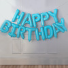 Happy Birthday Balloon Birthday Happy Letter Balloon Children's Birthday Party Aluminum Film balloon decorative cloth