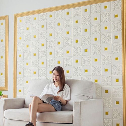 Wallpaper self-adhesive 3D three-dimensional wall stickers bedroom warm decorative background wall wallpaper foam brick waterproof and moisture-proof stickers