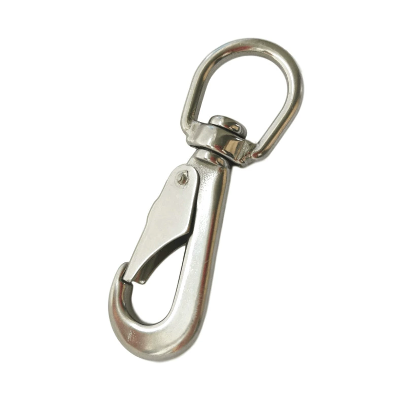 316 нержавеющая сталь язычок крюк пружинный крюк Универсальный крюк брелок карабин цепь собачья цепь Соединительная Пряжка крюк
