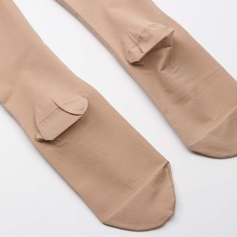 Cuatro estaciones de compresión venosa calcetines femeninos Qu Zhang deportes calcetines de pierna de plástico Calcetines elásticos médicos de presión secundaria pantimedias