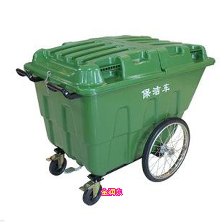 8.【金润东】400升城管物业小区手推垃圾车分类效果改环境