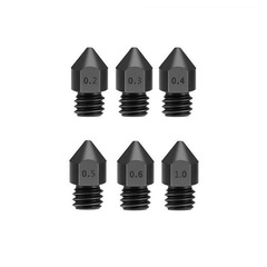 3D打印機配件MK8噴嘴1.75mm耗材0.2-1.0mm硬化鋼強化耐磨耐