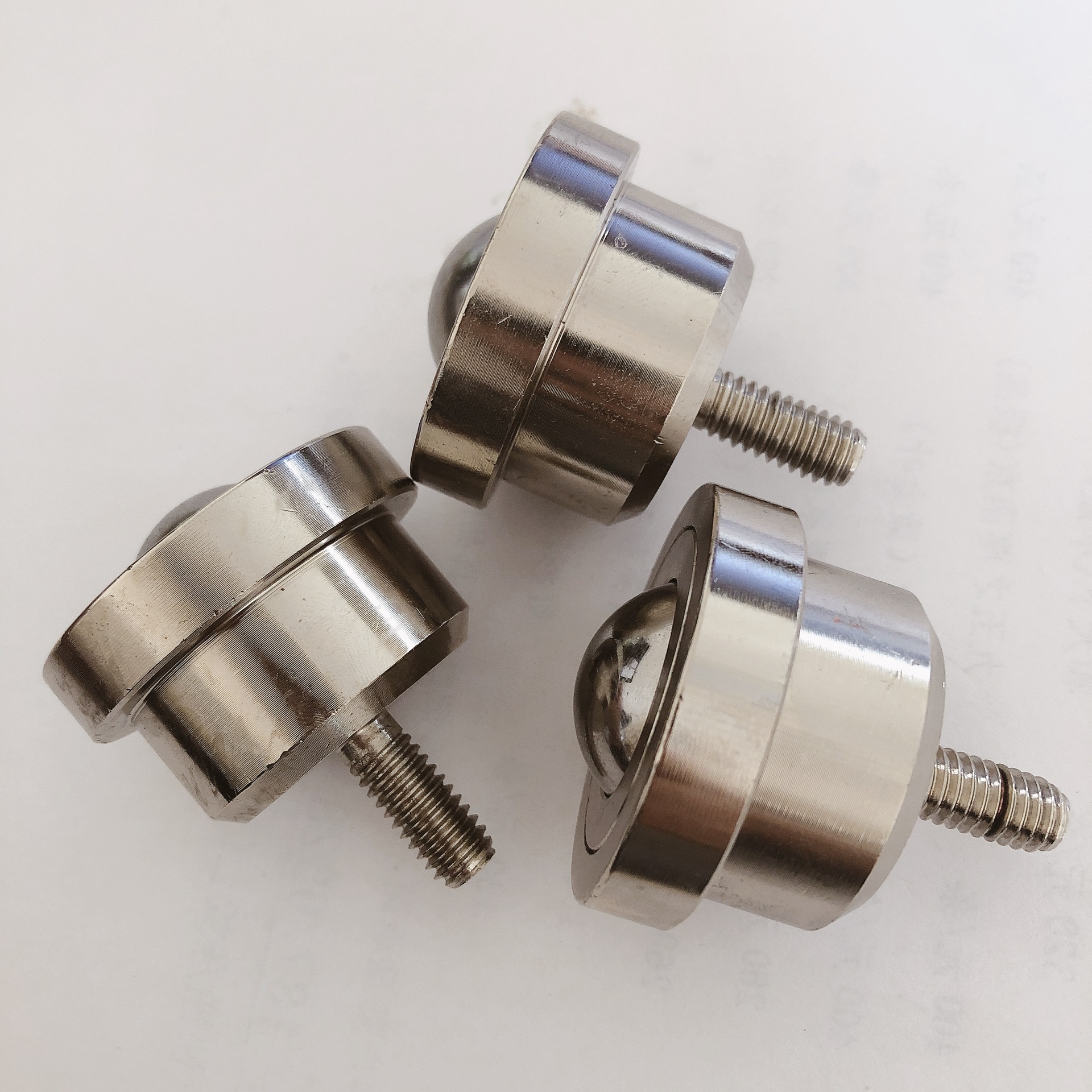 输送设备配件螺杆式万向滚珠轴承万向轮43mmx5/16"-18牙英制牙