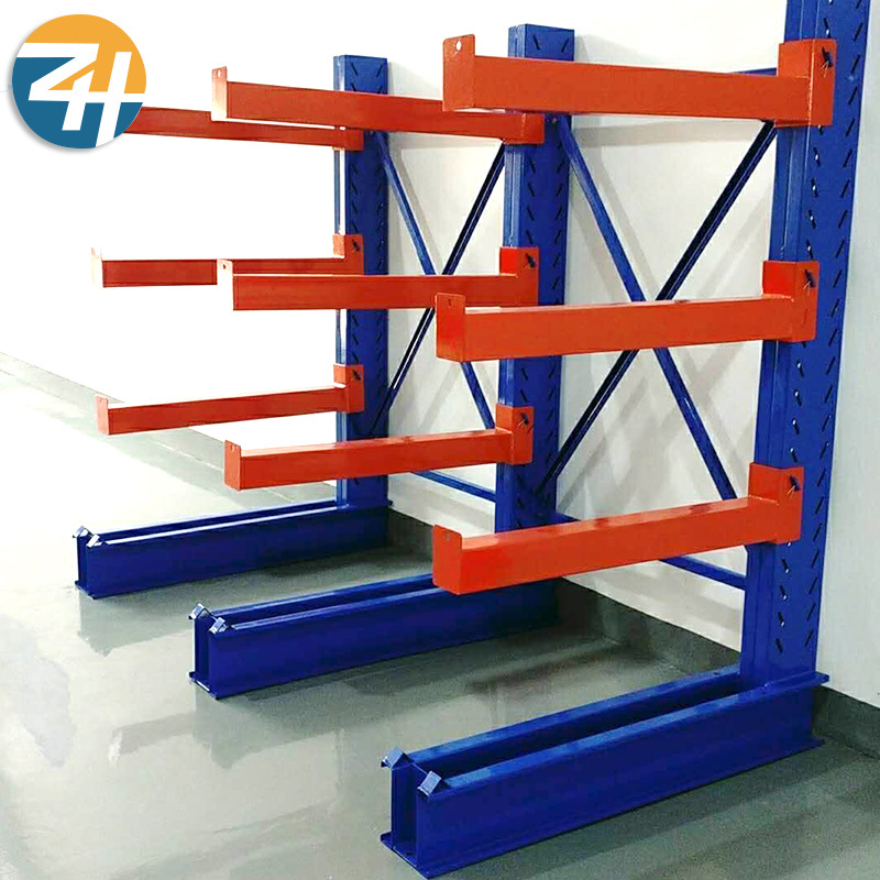厂家直供重型仓储悬臂式货架 单双臂重型仓库平台阁楼悬臂货架
