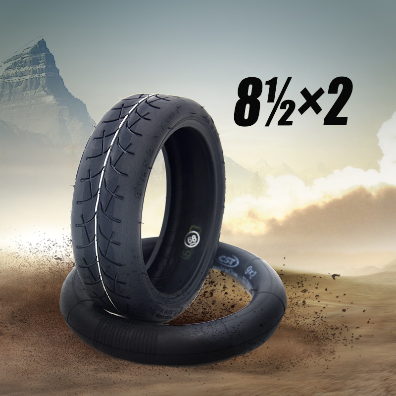 81/2x2轮胎小米电动滑板车M365内胎内外胎加厚8.5寸轮胎  cst正新