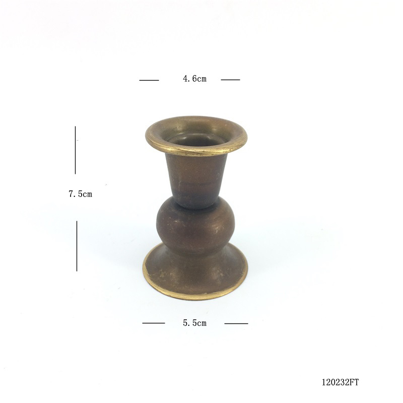 Candelabro de hierro de estilo europeo vintage vela taza Amazon vela taza decoración de la boda vela titular vela de la cena titular de la vela