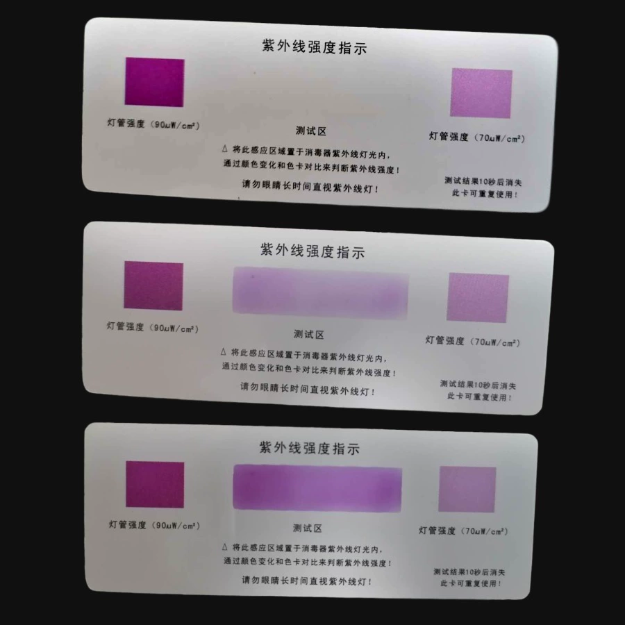 Ультрафиолетовая тестовая карта спот оптом Blu-ray очки линзы тестовая карта uv uvc тестовая карта