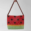 Brand woven diverse brainteaser with beads, bag, handmade, 2021 collection