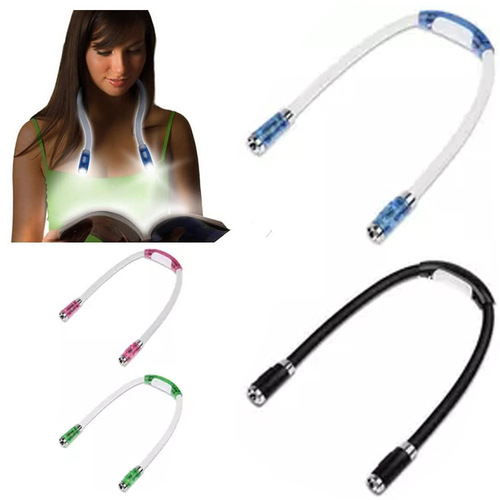 Cross-border LED neck lamp elderly reading lamp soft tube hugging lamp neck reading lamp student reading lamp