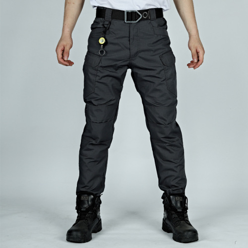 Tactical pants spring and autumn men's camouflage pants overalls autumn outdoor multi-pocket pants wear-resistant IX7 military fan trousers