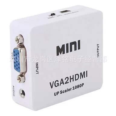 Мини VGA на HDMI конвертер с аудио мини VGA to HDMI конвертер