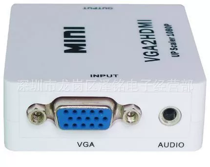 Мини VGA на HDMI конвертер с аудио мини VGA to HDMI конвертер