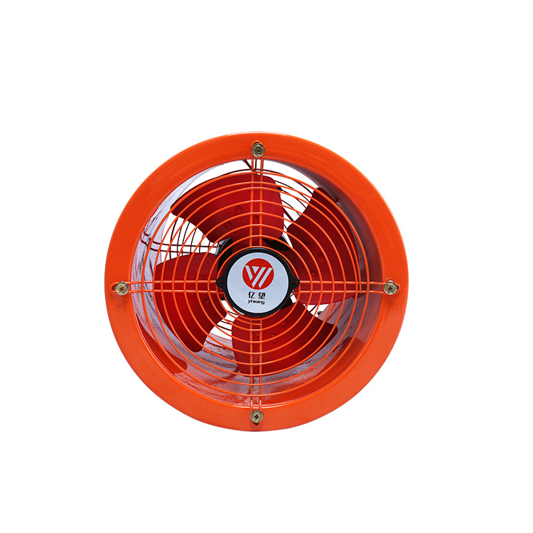 Ventilador de tubería de alta velocidad comercial de 16 pulgadas mayorista de alta potencia de cocina de humo de aceite de tubería de alta velocidad cilíndrica ventilador axial